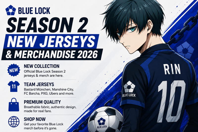 Blue Lock Season 2 Netflix: New Jerseys & Merchandise 2026