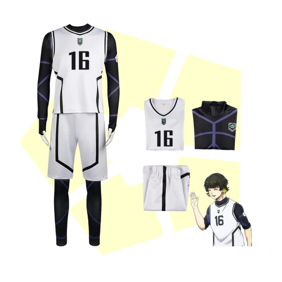 Cosplay Blue Lock - Maillot Isagi Bachira Nagi