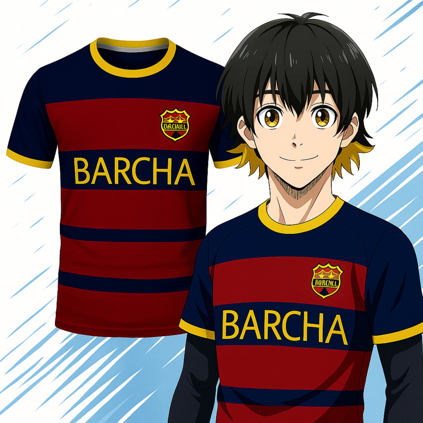 BlueLock Jersey โ FC Barcha (2025 Edition)