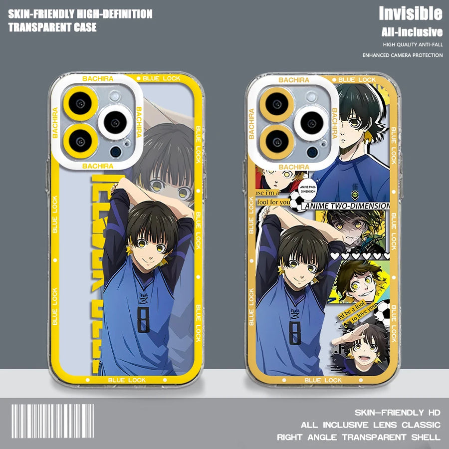 Coque iPhone Blue Lock - Protection Anime