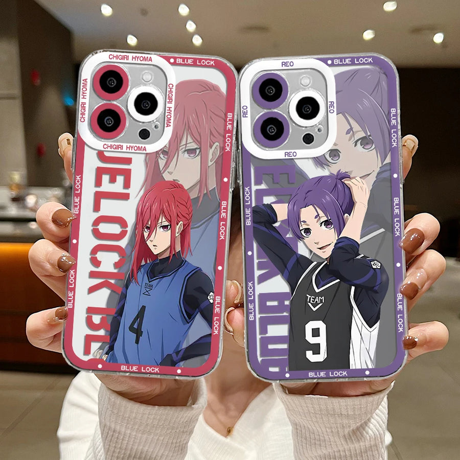 Coque iPhone Blue Lock - Protection Anime