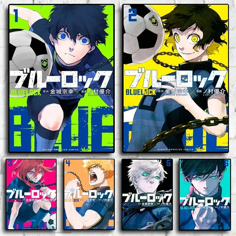 Poster Blue Lock Manga - Affiche Murale Anime
