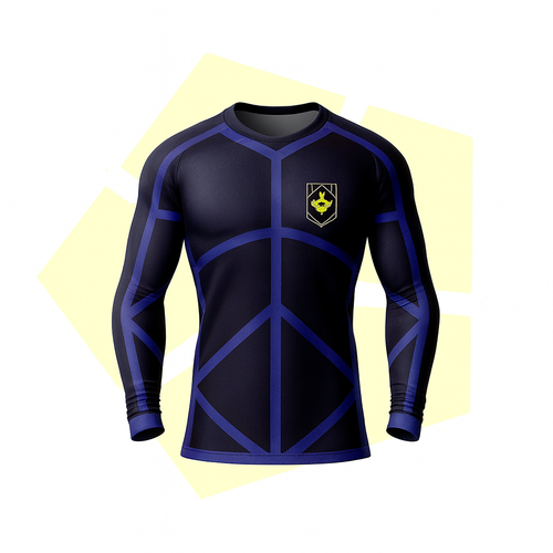 T-Shirt Compression Blue Lock - Maillot Sport Fitness