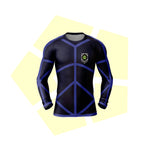 T-Shirt Compression Blue Lock - Maillot Sport Fitness