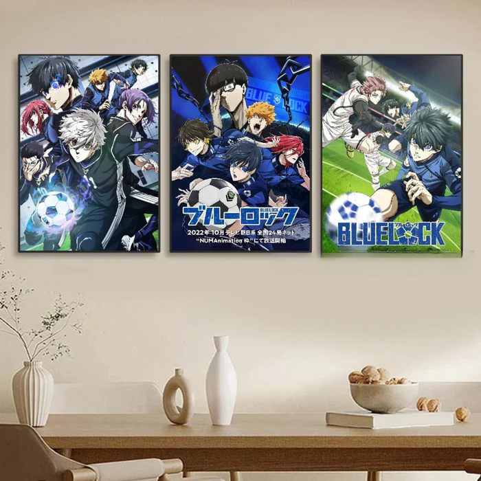 Poster Blue Lock HYPE - Affiche Murale Isagi Nagi Rin