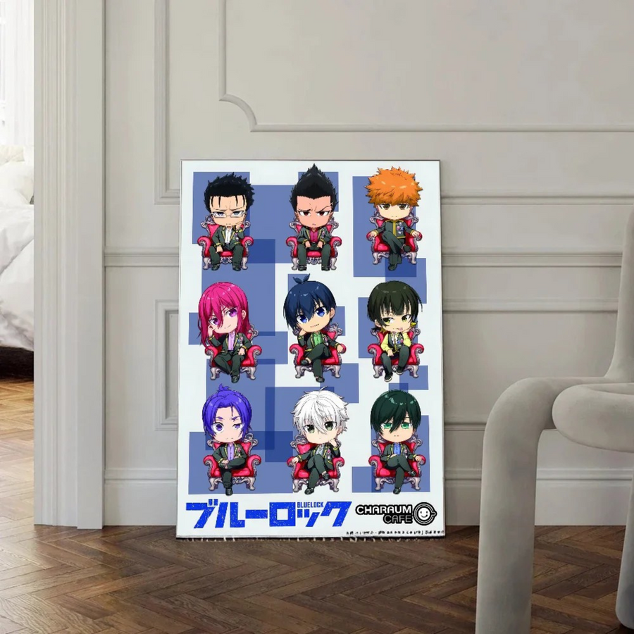 Poster Blue Lock HYPE - Affiche Murale Isagi Nagi Rin