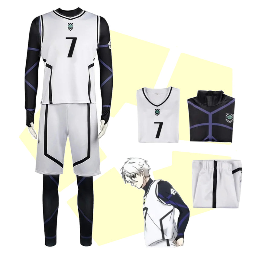 Cosplay Blue Lock - Maillot Isagi Bachira Nagi