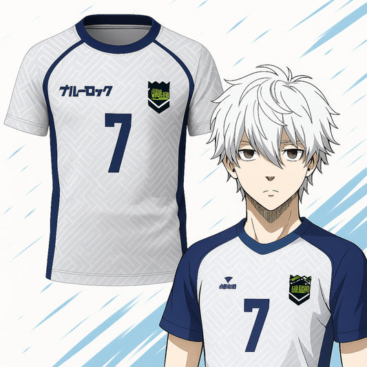 BlueLock Jersey – White Jersey (2025 Edition)