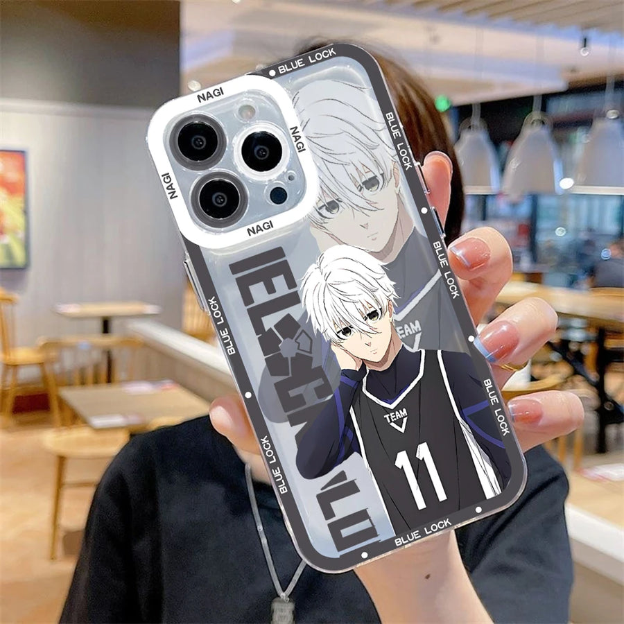 Coque iPhone Blue Lock - Protection Anime