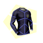 T-Shirt Compression Blue Lock - Maillot Sport Fitness